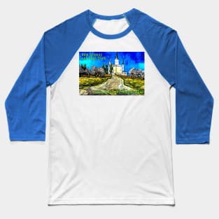 New Orleans van Gogh Style Baseball T-Shirt